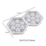 Silicone Jewelry Bead Storage Case Mould Dice Container Epoxy Resin Casting Mold
