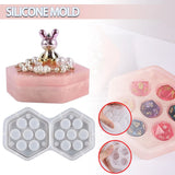 Silicone Jewelry Bead Storage Case Mould Dice Container Epoxy Resin Casting Mold