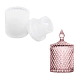 Silicone Jewelry Box Mould Storage Resin Jar Mold DIY Table Decorations