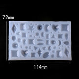 131pc Silicone Mold Jewelry Casting Earring Stud Screw Eyes Making Tools Set