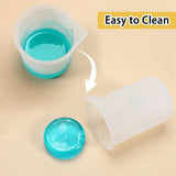 Resin Measuring Cups Kit 100Ml&250Ml&600Ml Silicone Cup Dropper