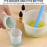 Resin Measuring Cups Kit 100Ml&250Ml&600Ml Silicone Cup Dropper