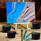 Set of 2 Silicone Pour Cups for Paint Pouring