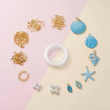 Alloy Enamel Beads Bracelet Jewelry Making Kit