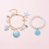 Alloy Enamel Beads Bracelet Jewelry Making Kit
