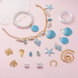 Alloy Enamel Beads Bracelet Jewelry Making Kit