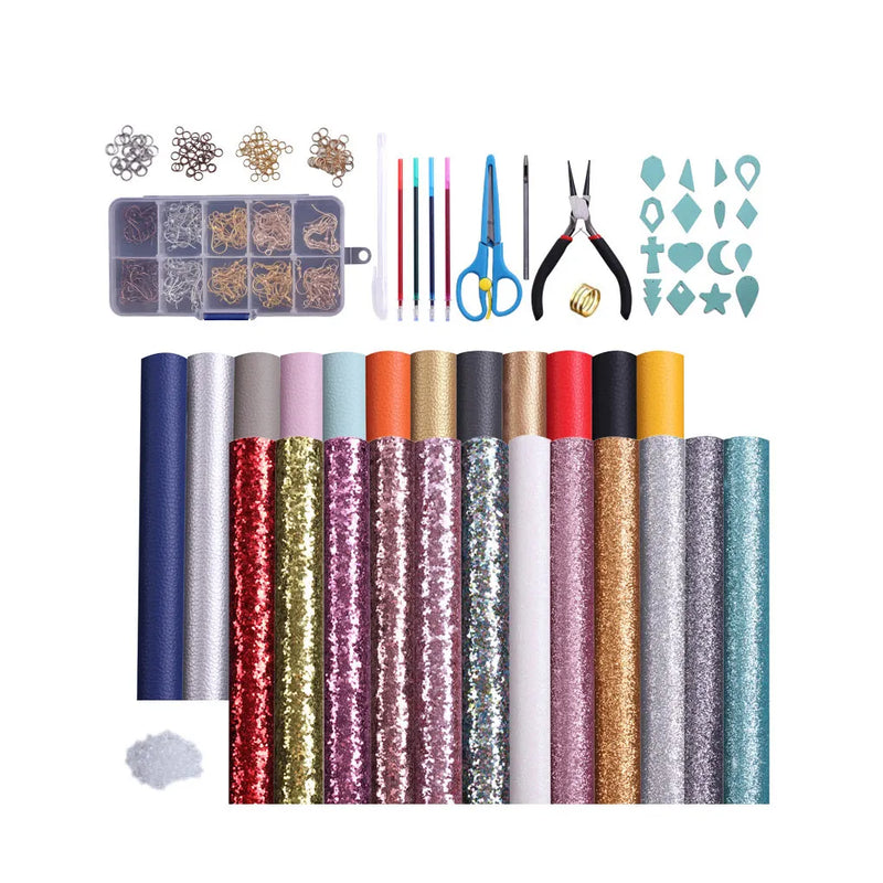 Synthetic Leather Sheets for Earring DIY - Craft Supplies