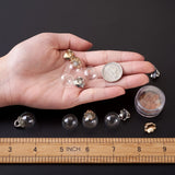 Gemstone Bead & Glass Globe Pendant Making Kit - DIY Jewelry Craft Supplies
