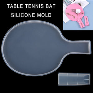 Table Tennis Racket Silicone Mold for DIY Resin Epoxy Casting