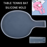 Table Tennis Racket Silicone Mold for DIY Resin Epoxy Casting