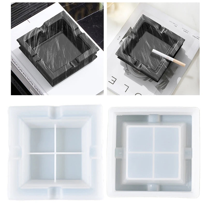 Tobacco Grinder Silicone Molds Set DIY Crafts Mold