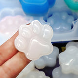 Transparent Cat Paw Silicone Molds for Resin Crystal Glue Jewelry Making