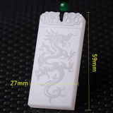 Yin Yang Dragon Phoenix Pendant Necklace Jewelry