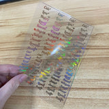 English Letters Resin Filler for DIY Crafts Jewelry Making
