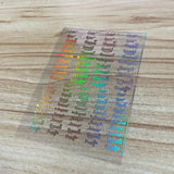 English Letters Resin Filler for Epoxy Resin Mold DIY