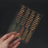 English Letters Resin Filler for Epoxy Resin Mold DIY