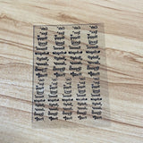 English Letters Resin Filler for Epoxy Resin Mold DIY