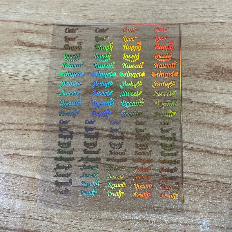 English Letters Resin Filler for Epoxy Resin Mold DIY