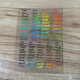 English Letters Resin Filler for Epoxy Resin Mold DIY