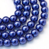 Multicolor Glass Pearl Beads 3/4/6/8/10mm DIY Jewelry Making