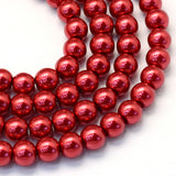Multicolor Glass Pearl Beads 3/4/6/8/10mm DIY Jewelry Making