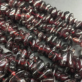 Natural Garnets Quartz Stone Beads 4-8mm Chips Nuggets for DIY Jewelry