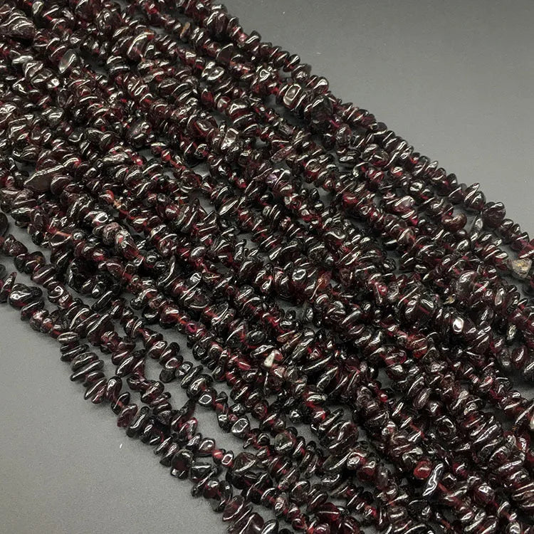 Natural Garnets Quartz Stone Beads 4-8mm Chips Nuggets for DIY Jewelry