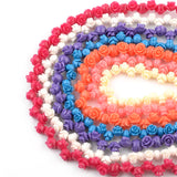 Rose Flower Coral Beads 6-15mm for Jewelry Making DIY Bracelet Necklace