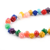 Rose Flower Coral Beads 6-15mm for Jewelry Making DIY Bracelet Necklace