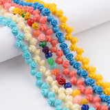 Rose Flower Coral Beads 6-15mm for Jewelry Making DIY Bracelet Necklace