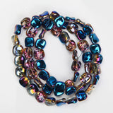 60PCS 11mm Glass Spacer Bead Bracelet DIY Jewelry Making Supplies