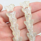 63PCS Butterfly Glass Bead Charms for Jewelry Making