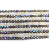 Labradorite Stone Beads Strand 6mm 8mm 10mm DIY Necklace