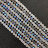 Labradorite Stone Beads Strand 6mm 8mm 10mm DIY Necklace
