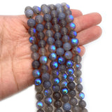 Labradorite Stone Beads Strand 6mm 8mm 10mm DIY Necklace