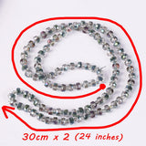6mmx3.5mm Flat Round Crystal Glass Spacer Beads Lot for Jewelry DIY