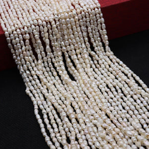 Natural Freshwater Pearl Loose Beads Strand DIY Necklace Bracelets Earrings