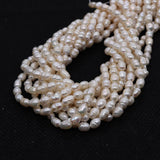 Natural Freshwater Pearl Loose Beads Strand DIY Necklace Bracelets Earrings