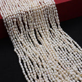 Natural Freshwater Pearl Loose Beads Strand DIY Necklace Bracelets Earrings
