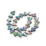 Abalone Shell Bead Triangle Natural Shell Necklace Loose Beads