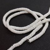 6mm Flat Round Coral Beads Strand DIY Necklace Earrings