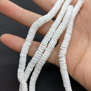 6mm Flat Round Coral Beads Strand DIY Necklace Earrings