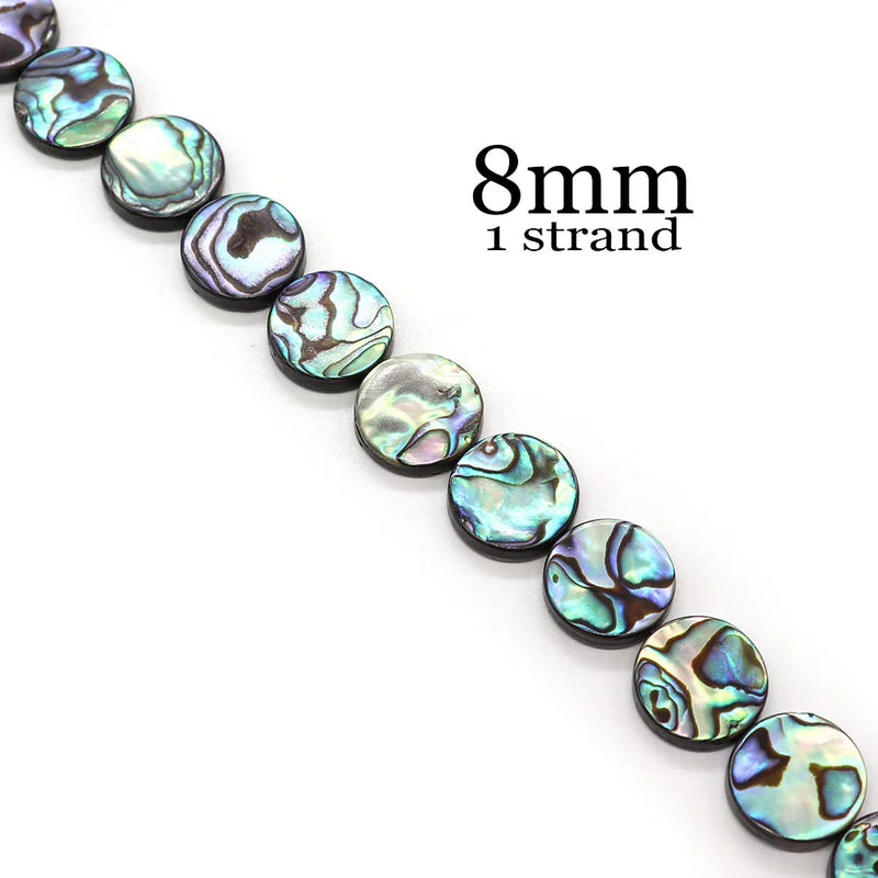 Abalone Beads 6-20mm Disc Shape DIY Bracelet Necklace Earrings