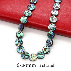 Abalone Beads 6-20mm Disc Shape DIY Bracelet Necklace Earrings