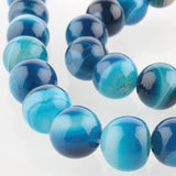 Strand Dyed Natural Stone Round Beads 4mm 6mm 8mm 10mm for DIY Bracelet Necklace