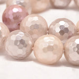 8mm Round Shell Pearl Bead Strands Mixed for Jewelry Making DIY