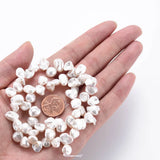 1 Strand Freshwater Keshi Pearl Beads for DIY Jewelry Making