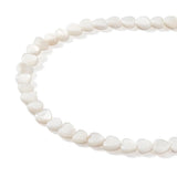 Freshwater Shell Heart Bead Strands for DIY Jewelry Making