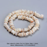 Freshwater Shell Heart Bead Strands for DIY Jewelry Making