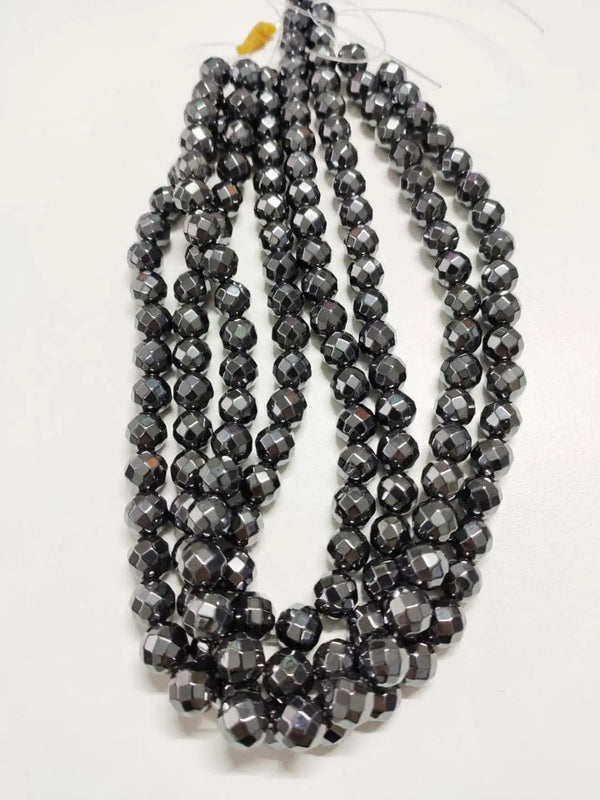 10mm Hematite Beads Strand 38pcs Women DIY Jewelry M15